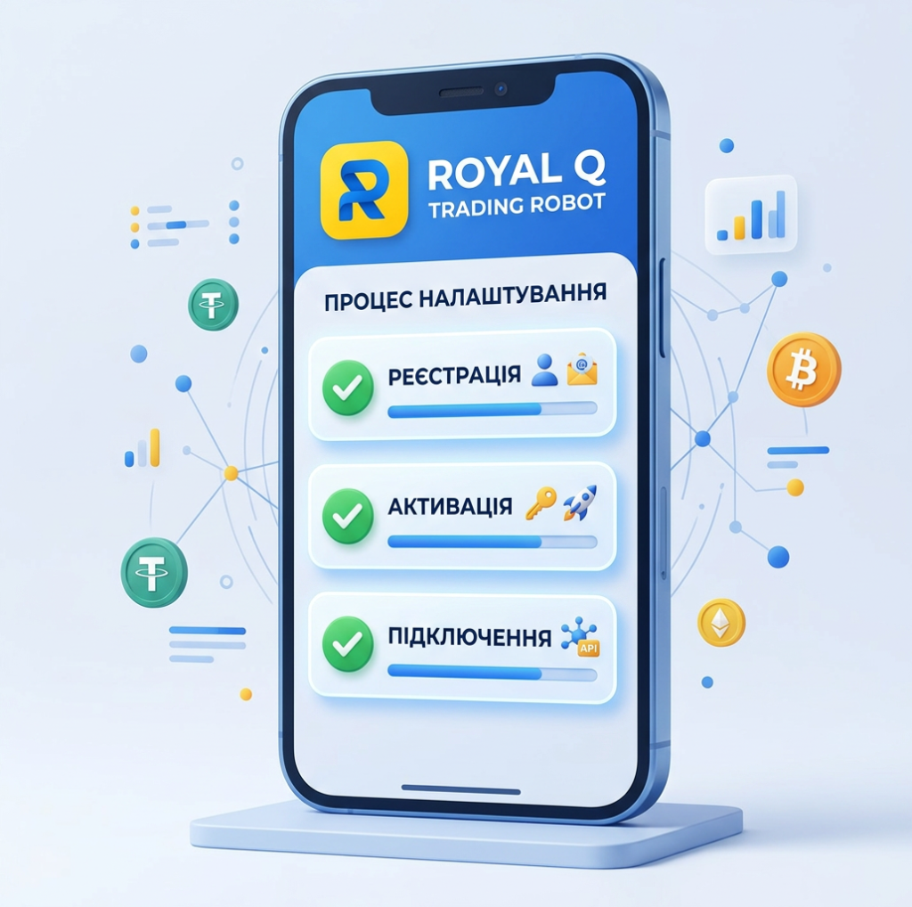 активація та реєстрація Royal Q покроково як створити акаунт і запустити бота