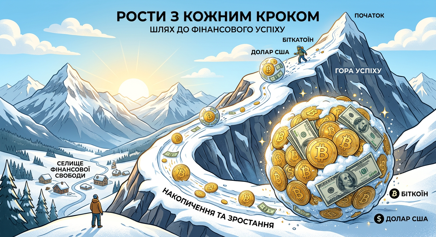 зростання капіталу як ефект снігової кулі інвестиції складний відсоток