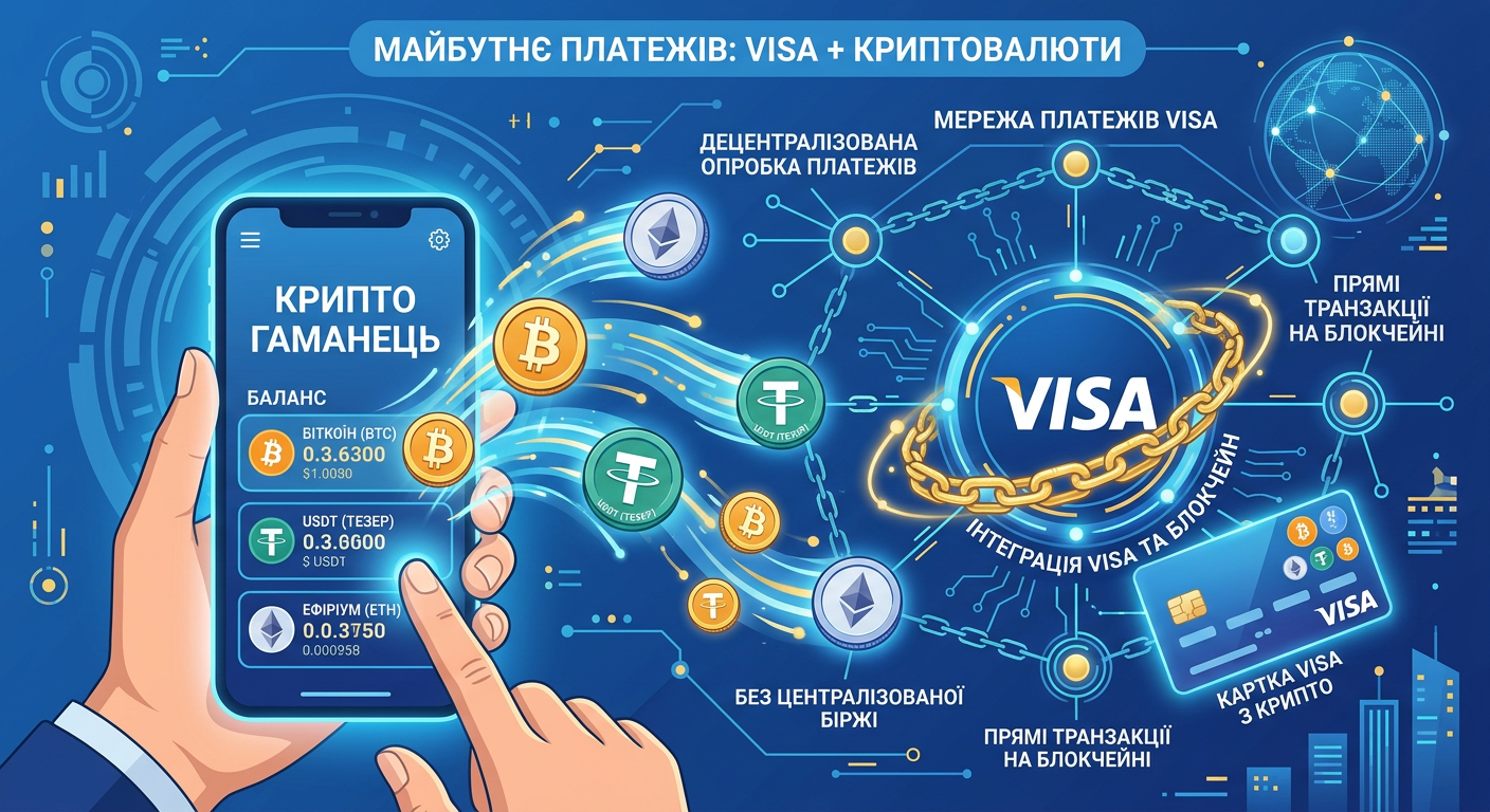 Visa дозволяє платити криптовалютою як працюють криптокартки оплата цифровими активами
